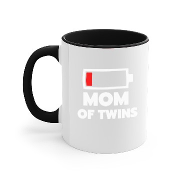 Discover twin mom Accent Mugs