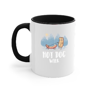 Discover Funny Hot dog graphic - perfect gift Accent Mugs
