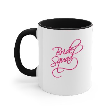 Discover bride squad wedding marry engaged bachelorette bri Accent Mugs
