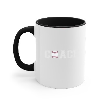 Discover Baseball Coach Accent Mugs