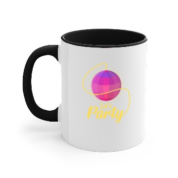 Discover disco ball Accent Mugs