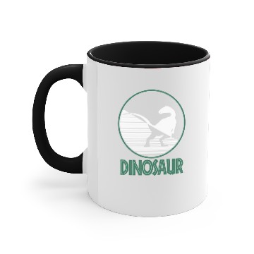 Discover Dino Stegosaurus Reptile Retro Gift Accent Mugs