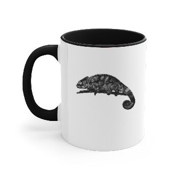 Discover chameleon black Accent Mugs