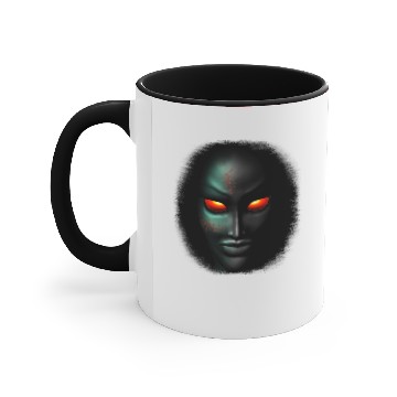 Discover Zombie ghost creepy portr Accent Mugs