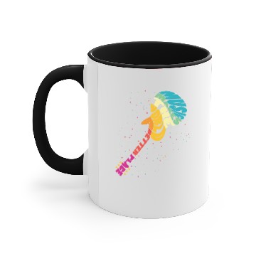 Discover music typography Accent Mugs