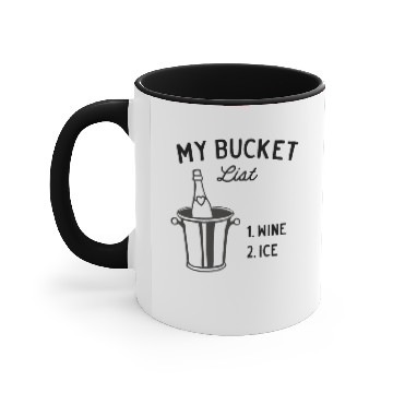 Discover Wine bucket list Accent Mugs