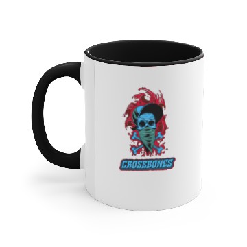 Discover Pirate Crossbones Accent Mugs