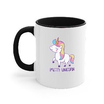 Discover Funny Unicorn Rainbow Magic Sweet Cute Gift idea Accent Mugs