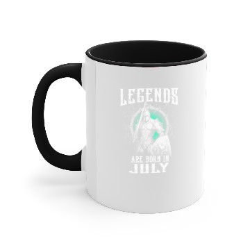 Discover LEGENDS ARE BORN IN JULY Accent Mugs