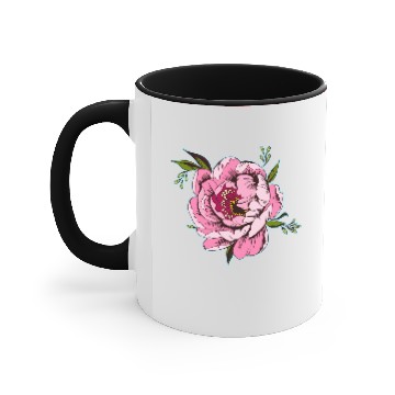 Discover Peony Accent Mugs