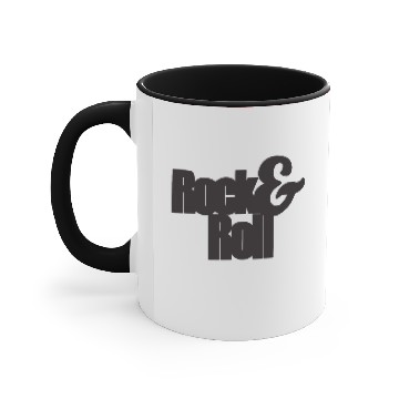 Discover rock and roll time Accent Mugs