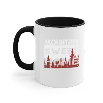 Discover Mountains Hiking Saying | Wanderlust Summit Hike Accent Mugs
