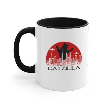 Discover Catzilla Cat Accent Mugs