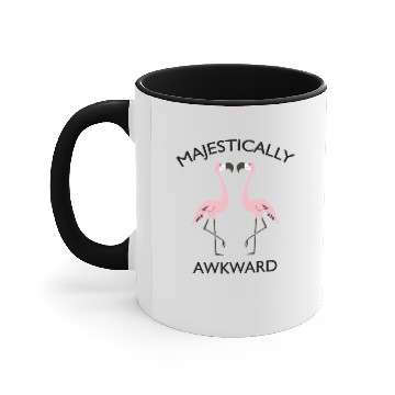 Discover Majestically Awkward Flamingo Bar Crawl Accent Mugs