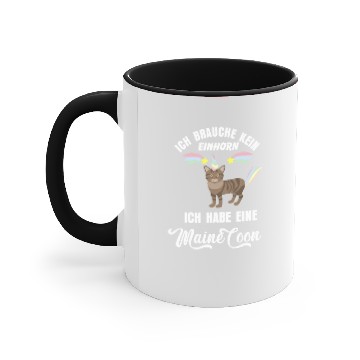 Discover Maine Coon Unicorn Accent Mugs