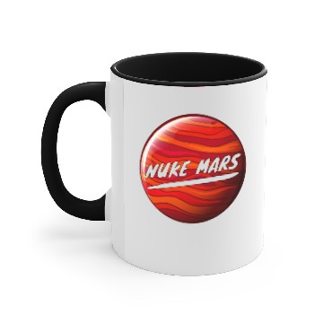 Discover nuke mars Accent Mugs