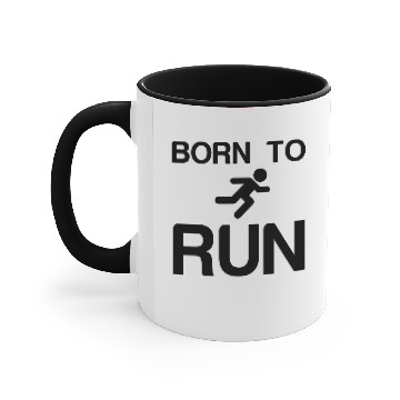 Discover BORN TO RUN Accent Mugs