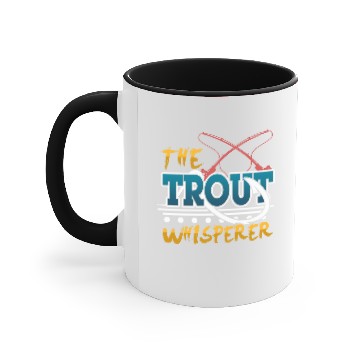 Discover Funny Trout Whisperer Accent Mugs