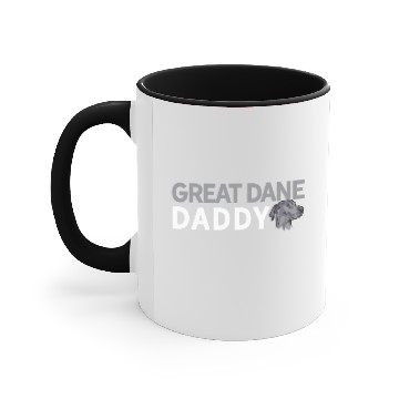 Discover Great Dane Daddy - Great Dane Dad Gift Funny Accent Mugs