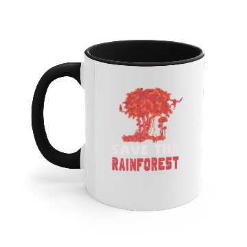 Discover Save The Amazon Rain Forest Accent Mugs