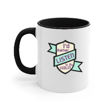 Discover Violin Player Violinist Gift Accent Mugs