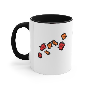 Discover Autumn maple leaves Accent Mugs