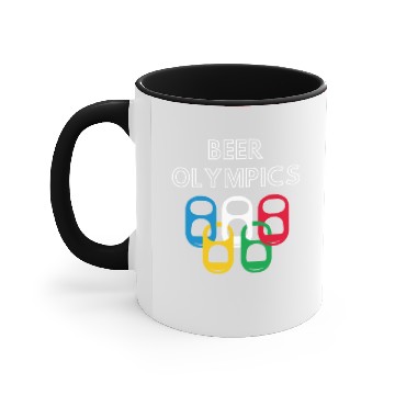 Discover Beer Olympics Baseball Jerseys Accent Mugs