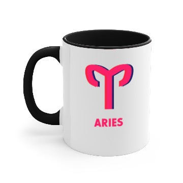Discover Aries Capricorn Zodiac constellation Accent Mugs
