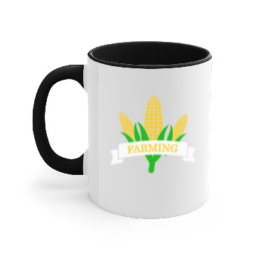 Discover Farming with (pop) corn Accent Mugs
