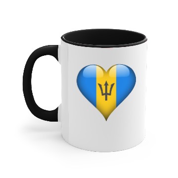Discover Heart Barbados Accent Mugs