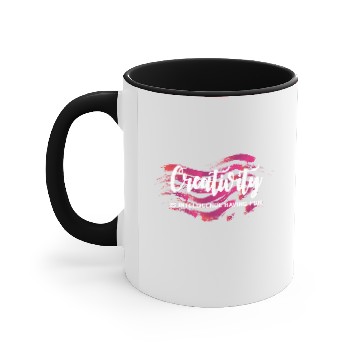 Discover Creative - Creativity is intelligence having fun Accent Mugs
