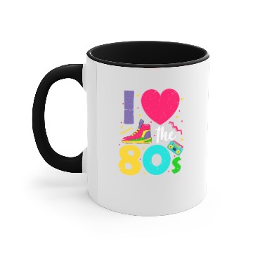 Discover I Love The 80s Accent Mugs