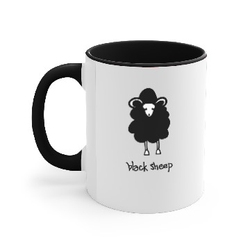 Discover Cute Black Sheep Accent Mugs