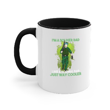 Discover German Armed Forces father soldier sergeant daddy Accent Mugs