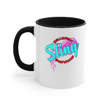 Discover Jellyfish - Sting Survivor Accent Mugs