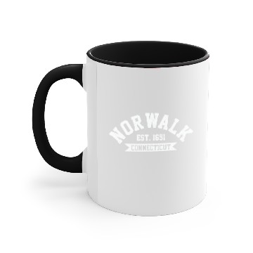 Discover Norwalk Connecticut Accent Mugs