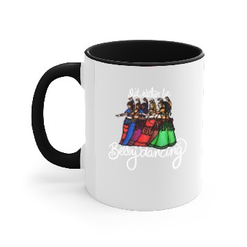 Discover I'd rather be belly dancing Accent Mugs