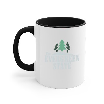 Discover The Evergreen State Accent Mugs