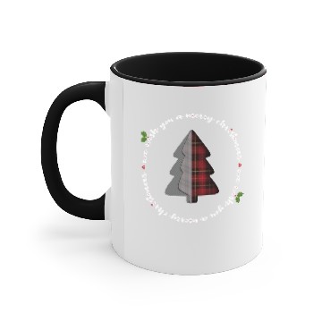 Discover Flannel Christmas Tree Accent Mugs