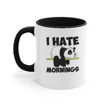 Discover I Hate Mornings Accent Mugs