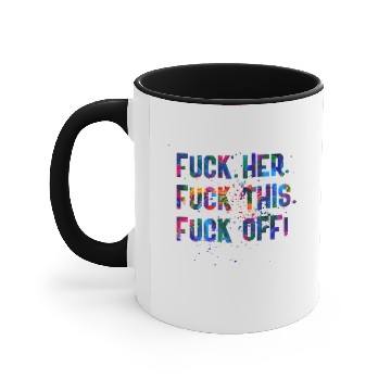 Discover FUCK OFF Accent Mugs
