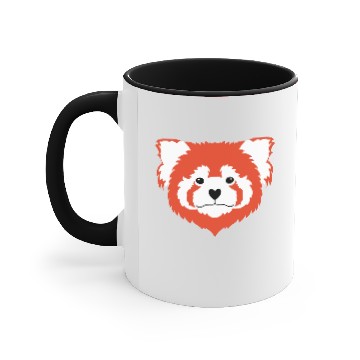 Discover Red Panda Love Accent Mugs