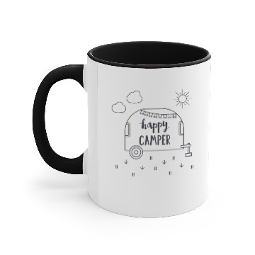 Discover Cute Happy Camper Accent Mugs