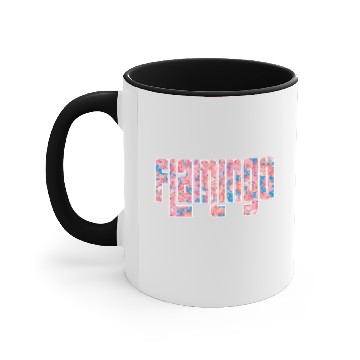 Discover Flamingo Multi Accent Mugs