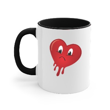 Discover Sad Heart Accent Mugs