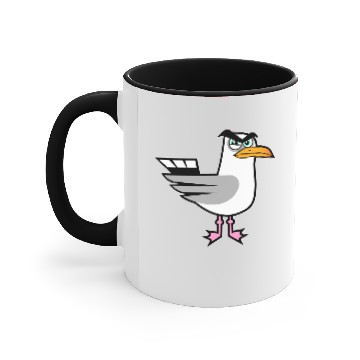 Discover Angry Seagull Accent Mugs