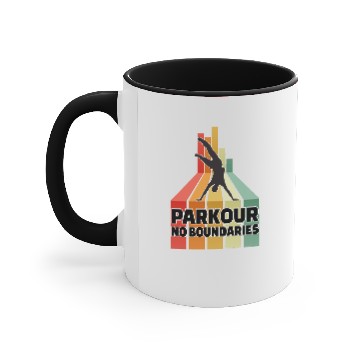 Discover Parkour No Boundaries Accent Mugs