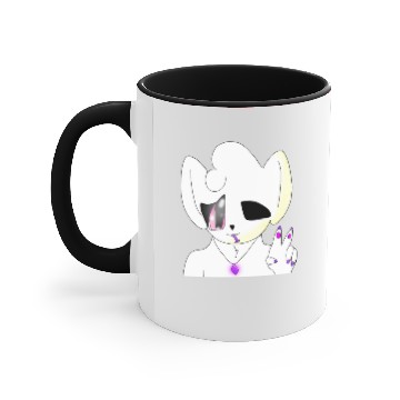 Discover Albino Galaxy wolf oc! Accent Mugs
