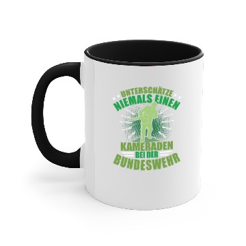Discover German Armed Forces soldier comrade Accent Mugs