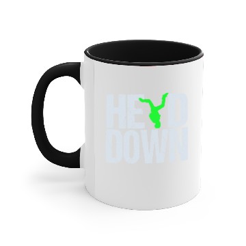 Discover Skydiving, Skyive, Freefly, Parachute Accent Mugs